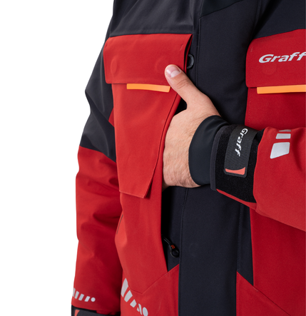 Męski kombinezon zimowy ocieplany WARMGUARD EXTREME Graff Czerwony (220-O-B-4) 6