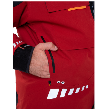Męski kombinezon zimowy ocieplany WARMGUARD EXTREME Graff Czerwony (220-O-B-4) 7