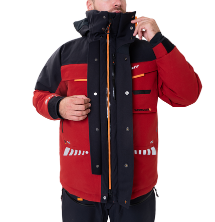 Męski kombinezon zimowy ocieplany WARMGUARD EXTREME Graff Czerwony (220-O-B-4) 5