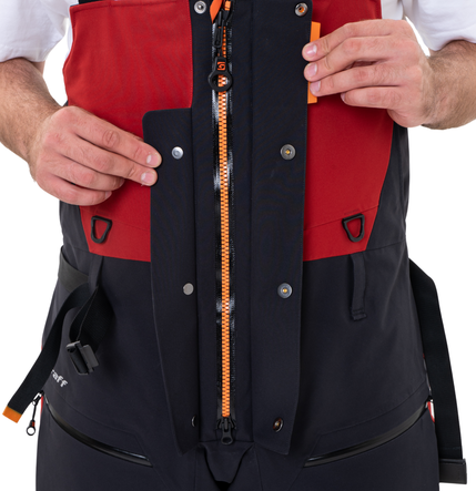 Męski kombinezon zimowy ocieplany WARMGUARD EXTREME Graff Czerwony (220-O-B-4) 17