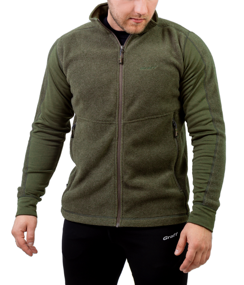 Bluza rozpinana polarowa 228-P-BL-OL/1 1