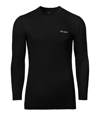 Graff Men's DUO SKIN 100 Thermal T-Shirt Black (911-1) 1