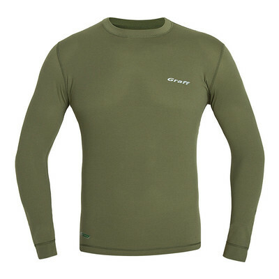 Graff Herren Thermo-T-Shirt DUO SKIN 100 Olivgrün (911) 1
