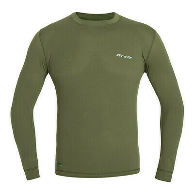 Graff Men's DUO SKIN 100 Thermal T-Shirt Olive (911) 1