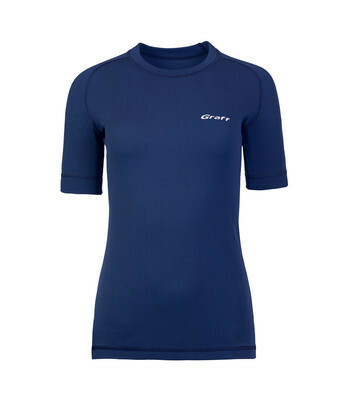 Graff Women's DUO SKIN 200 Thermal Shirt Navy Blue (908-3-D) 1
