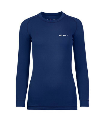 Graff Women's DUO SKIN 200 Thermal Shirt Navy Blue (905-3-D) 1