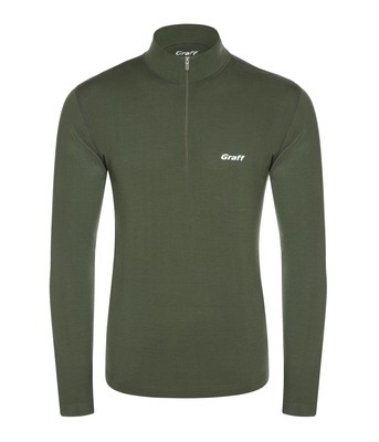 Graff Herren Merino Warm Thermo-Rollkragenpullover Grün (917) 1