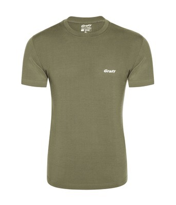 Graff Men's Merino Light Thermal T-Shirt Olive (922) 1