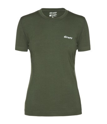 Graff Women's Merino Warm Thermal T-Shirt Green (918-D) 1