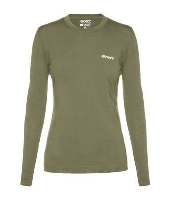 Graff Damen Merino Light Thermo-Shirt Oliv (920-D) 1
