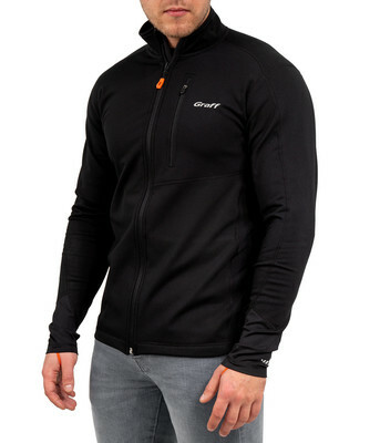 Graff Herren Thermo-Sweatshirt mit Reißverschluss Schwarz (226-BL-1) 1