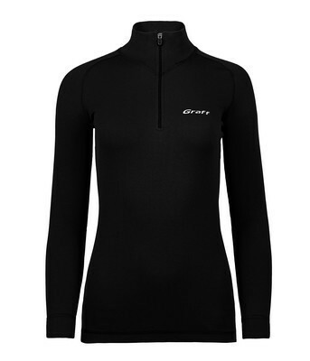 Graff Damen Thermo-Rollkragenshirt DUO SKIN 200 Schwarz (907-1-D) 1