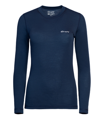 Graff Damen Merino Light Thermo-Shirt Dunkelblau (920-D-3) 1