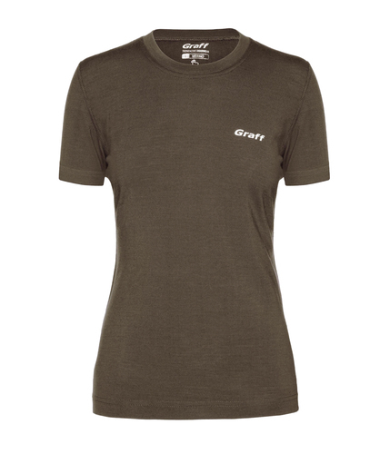 Damska koszulka termoaktywna Merino Light Graff brązowa (922-D-13) 1