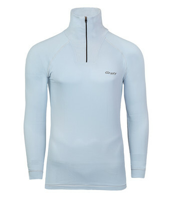 Graff Herren Thermo-Rollkragenhemd DUO SKIN 100 Hellblau (912-3) 1