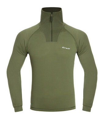 Męski golf termoaktywny DUO SKIN 100 Graff oliwkowy (912) 1