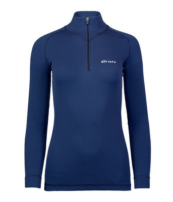 Męski golf termoaktywny DUO SKIN 200 Graff granatowy (907-3) 1