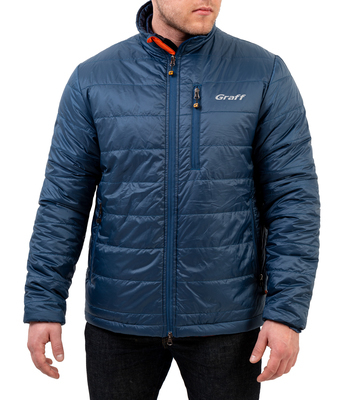 Graff Herren Thermoisolierte Gefütterte Outdoor-Winterjacke Blau (644-O) 1