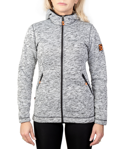 Graff Men's Warm Hoodie Grey Melange (229-BL-8) 1