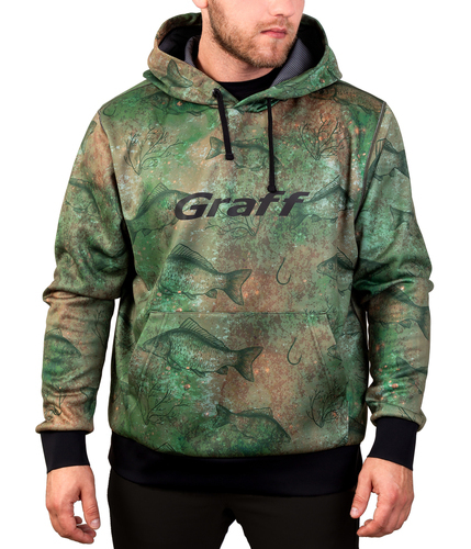 Graff Men's Waterproof Hoodie Carp (231-BL-7) 1