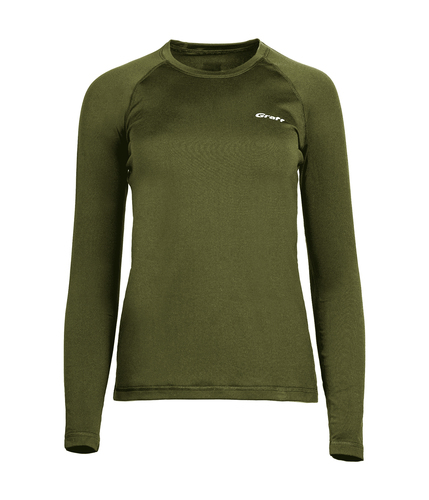 Graff Damen Funktionsshirt / Thermo-Langarmshirt Active Performance Olivgrün (925-D) 1