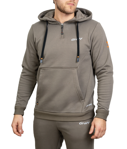 Graff Men's Outdoor Hoodie Sand (232-BL-13) 1