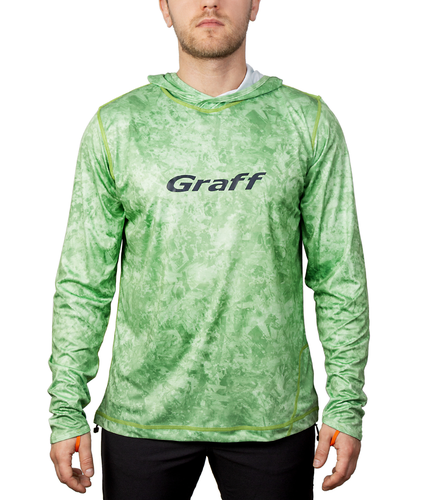 Graff Men's UPF50+ UV Protection Hoodie (964-CL-7) 1