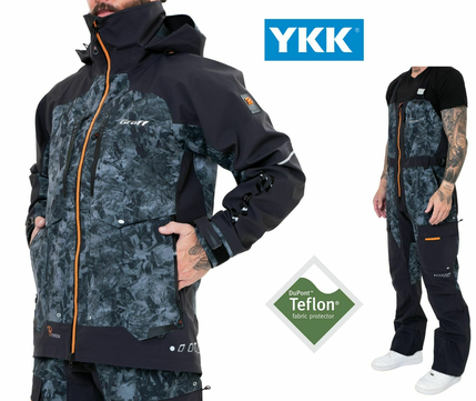 Men's waterproof fishing suit with membrane Graff Carbon (631-B-8/3/731-B-8/3 Edition 3.0) 1