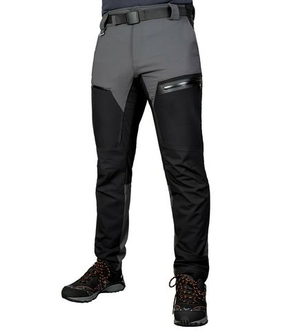 Graff Herren Outdoor-Softshellhose Grau (761-S-2) 1