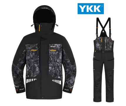 Graff WARMGUARD Carbon Herren-Thermo-Anganzug / Winter-Angelanzug (219-O-B-8) 1