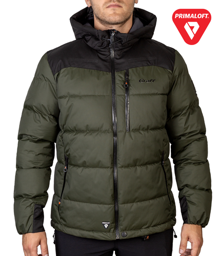 Męska kurtka pikowana Primaloft® Graff oliwkowa (645-O) 1