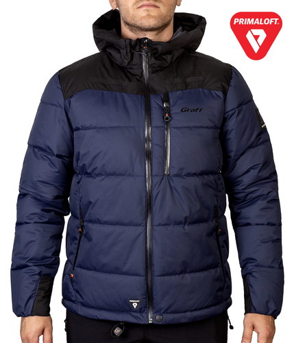 Graff Men's PrimaLoft® Quilted Jacket Blue (645-O-3) 1